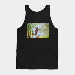 Green Heron Standing Tall Tank Top